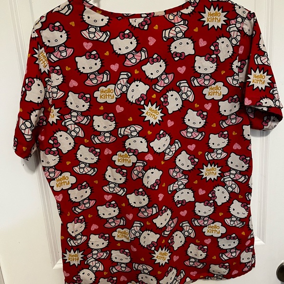 Hello Kitty Sanrio Scrub Top - Size Small Gently Used in Good condition - Picture 9 of 10